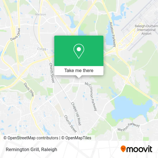 Remington Grill map