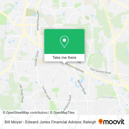 Bill Moyer - Edward Jones Financial Advisor map
