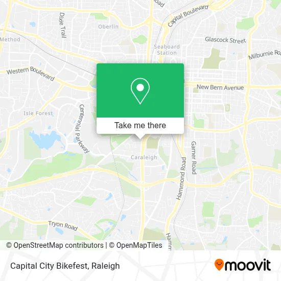 Capital City Bikefest map