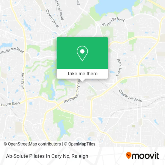 Ab-Solute Pilates In Cary Nc map
