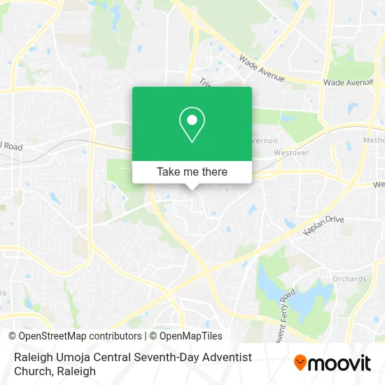 Raleigh Umoja Central Seventh-Day Adventist Church map