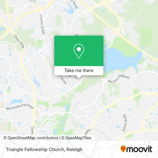 Triangle Fellowship Church map
