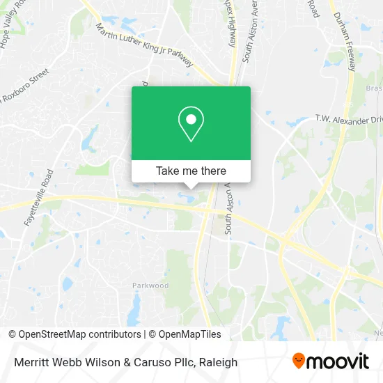 Merritt Webb Wilson & Caruso Pllc map