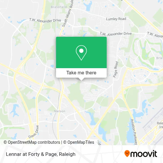 Lennar at Forty & Page map