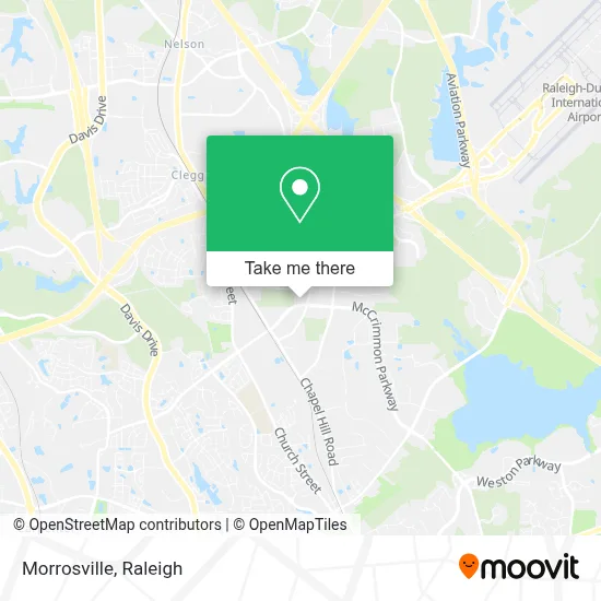 Morrosville map