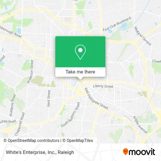 White's Enterprise, Inc. map