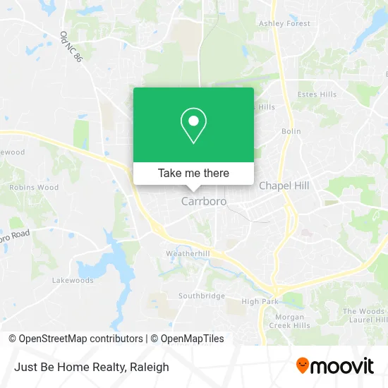 Just Be Home Realty map