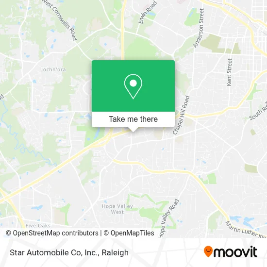 Star Automobile Co, Inc. map