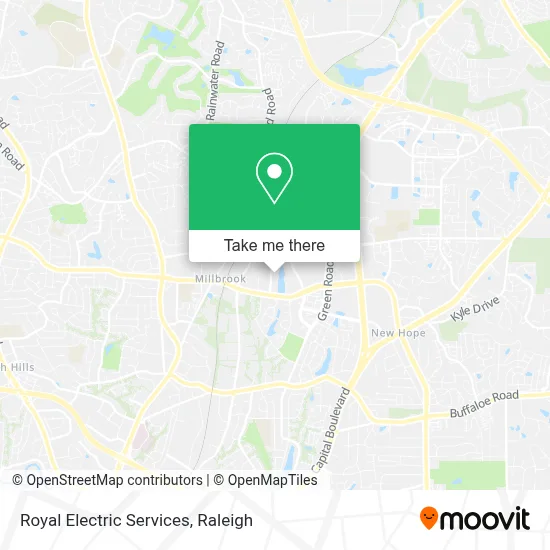 Royal Electric Services map