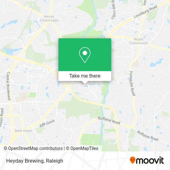 Heyday Brewing map