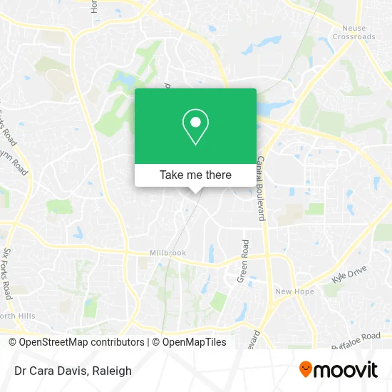Dr Cara Davis map
