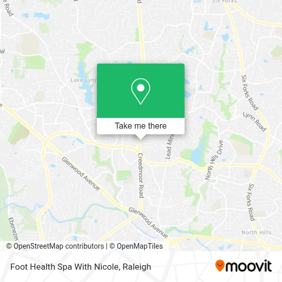 Foot Health Spa With Nicole map