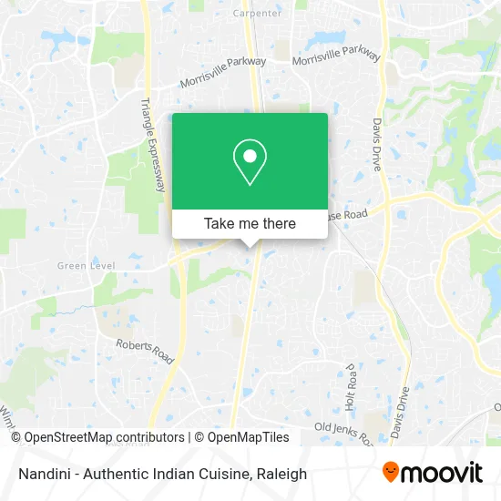 Nandini - Authentic Indian Cuisine map