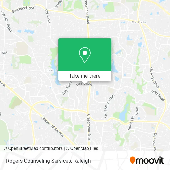 Rogers Counseling Services map