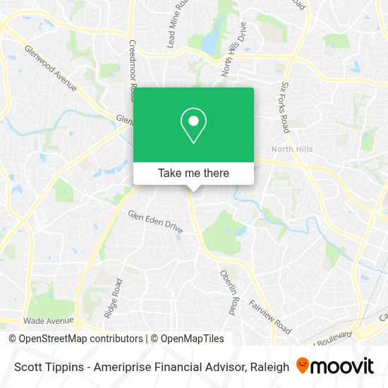 Scott Tippins - Ameriprise Financial Advisor map