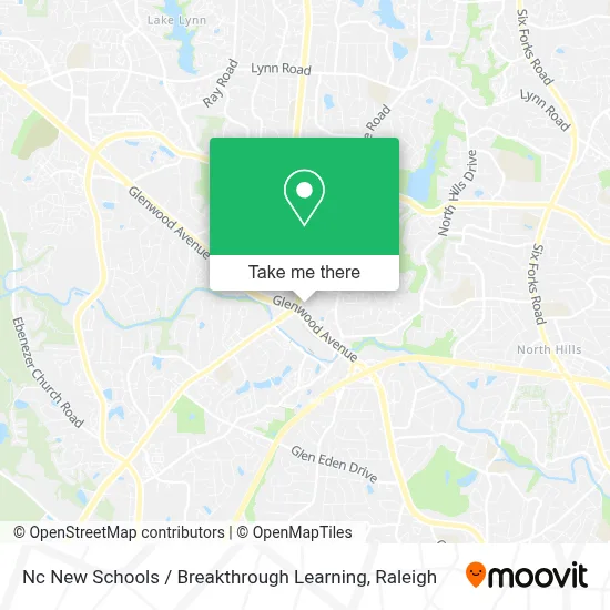 Nc New Schools / Breakthrough Learning map