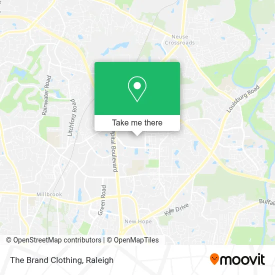 The Brand Clothing map
