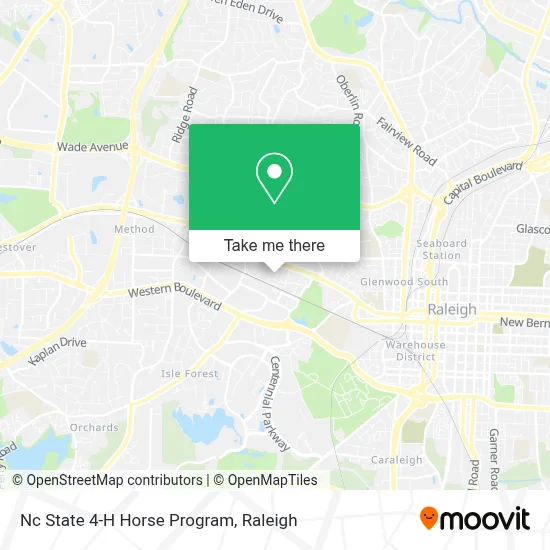 Nc State 4-H Horse Program map