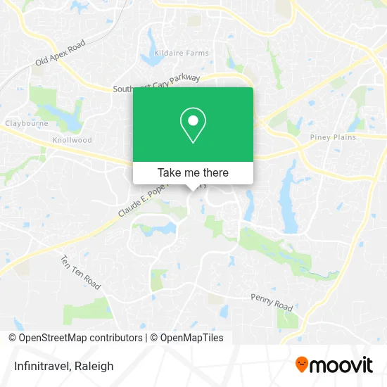Infinitravel map