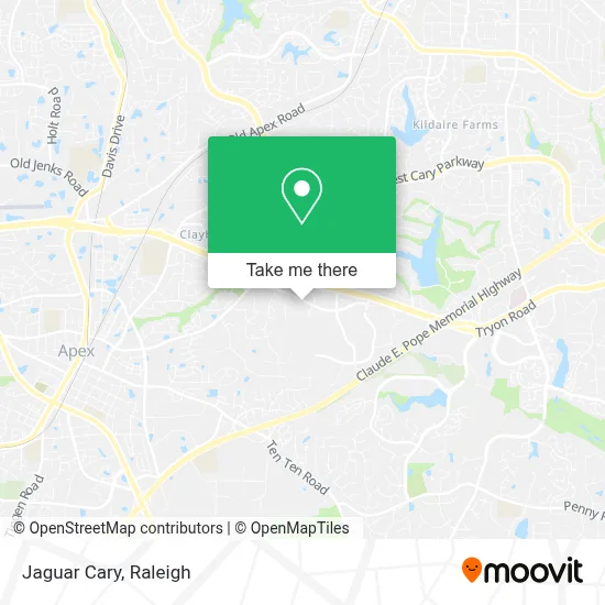 Jaguar Cary map