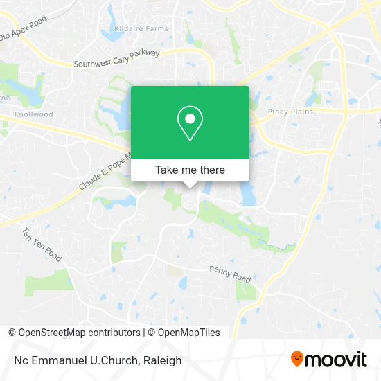Nc Emmanuel U.Church map