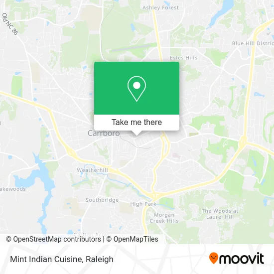 Mint Indian Cuisine map