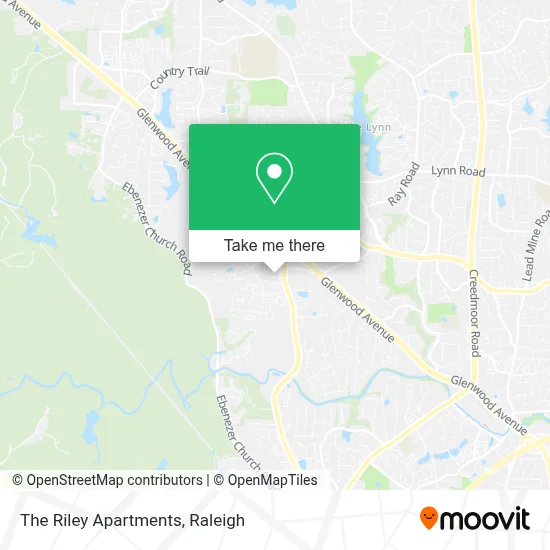 The Riley Apartments map