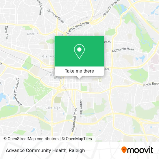 Advance Community Health map