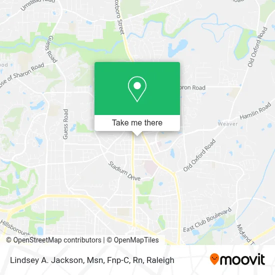 Lindsey A. Jackson, Msn, Fnp-C, Rn map