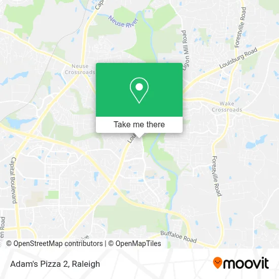 Adam's Pizza 2 map