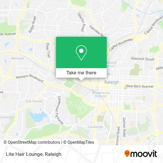 Lite Hair Lounge map