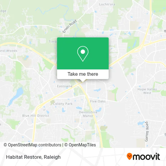 Habitat Restore map