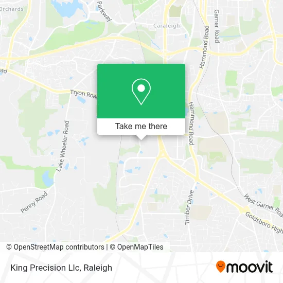 King Precision Llc map