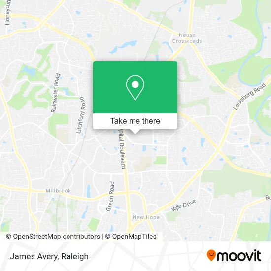 James Avery map
