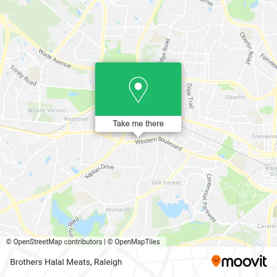 Brothers Halal Meats map