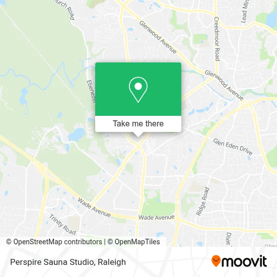 Perspire Sauna Studio map