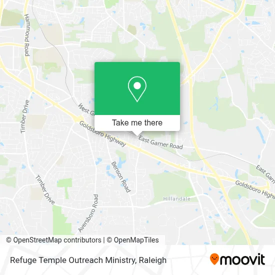 Refuge Temple Outreach Ministry map