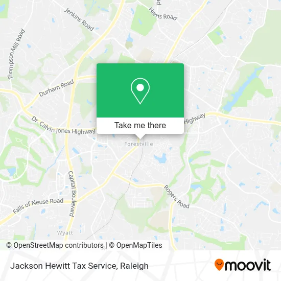 Mapa de Jackson Hewitt Tax Service
