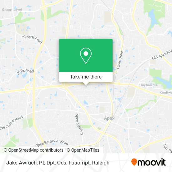 Jake Awruch, Pt, Dpt, Ocs, Faaompt map
