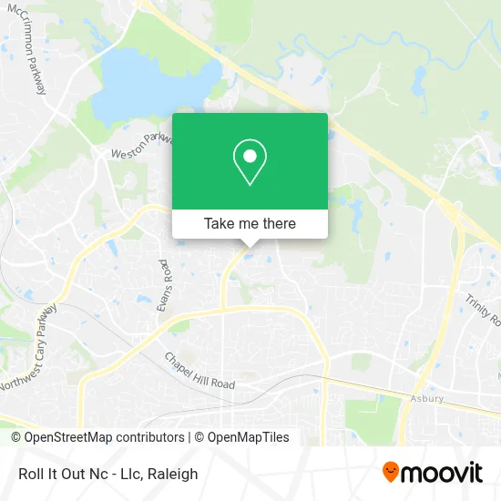 Roll It Out Nc - Llc map