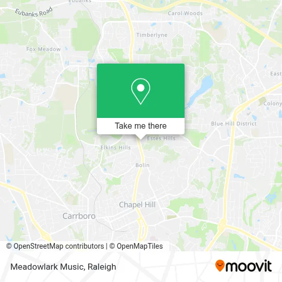 Meadowlark Music map