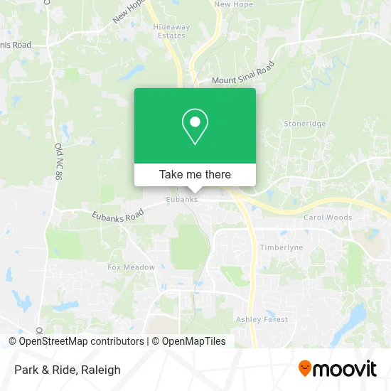 Park & Ride map