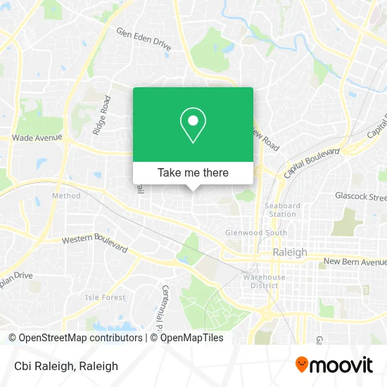 Cbi Raleigh map