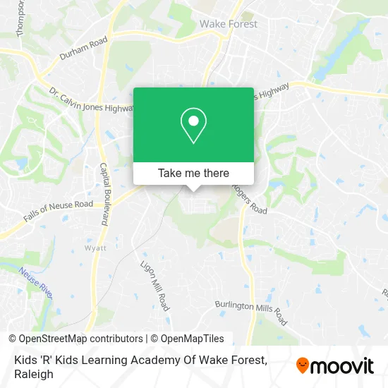 Kids 'R' Kids Learning Academy Of Wake Forest map