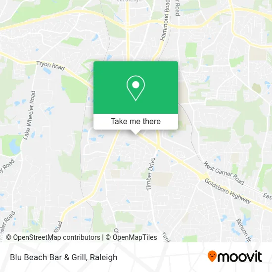 Blu Beach Bar & Grill map