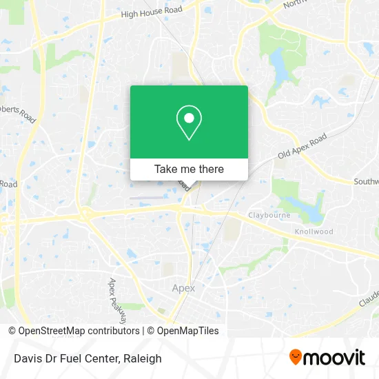 Davis Dr Fuel Center map