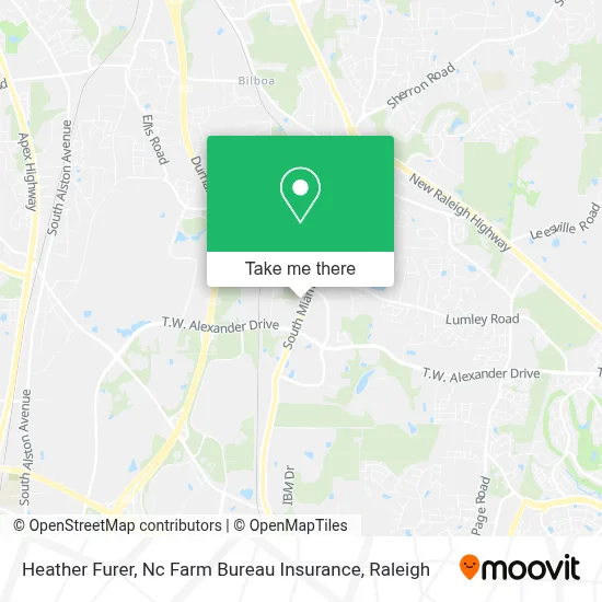 Heather Furer, Nc Farm Bureau Insurance map