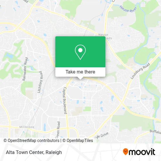 Alta Town Center map