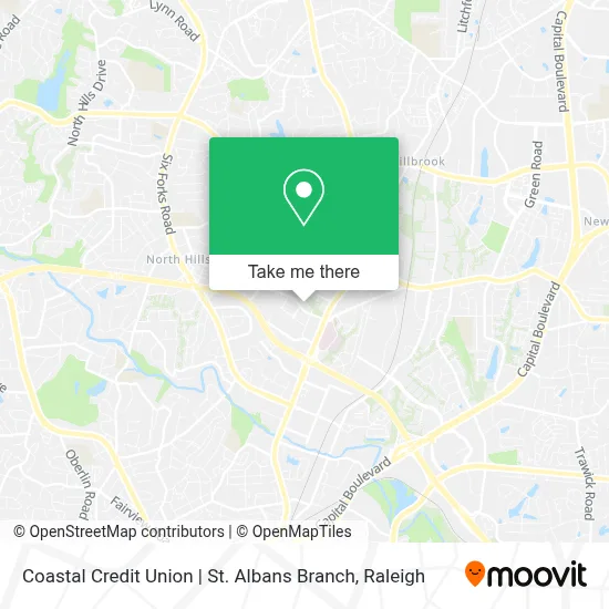 Coastal Credit Union | St. Albans Branch map