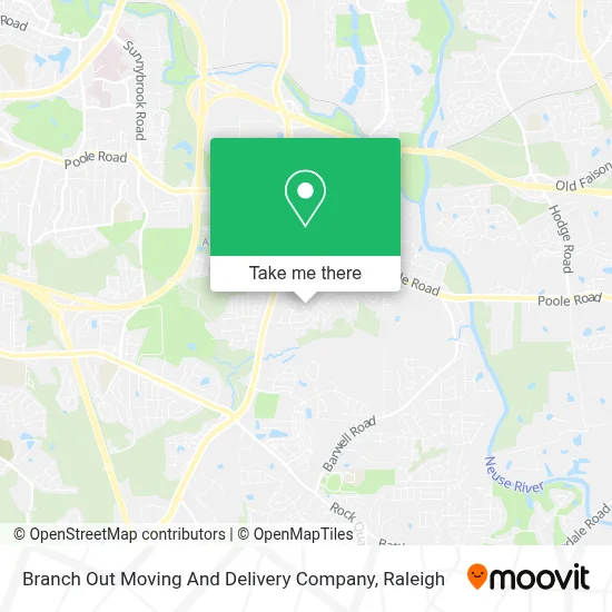 Branch Out Moving And Delivery Company map
